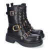 Bota de Tac?n para Mujer, Comodas y Elegantes, Adornos de Hebillas