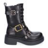 Bota de Tac?n para Mujer, Comodas y Elegantes, Adornos de Hebillas