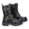 Bota de Tac?n para Mujer, Comodas y Elegantes, Adornos de Hebillas
