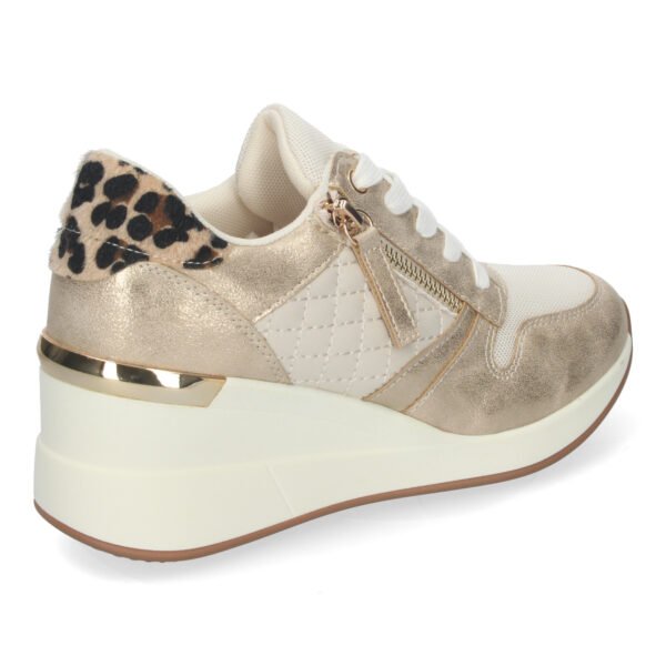 Zapatilla para Mujer, con Cu?a, Cremallera de Adorno