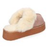Zapatilla de casa estilo australiano, calidas, forradas de pelo, de plataforma
