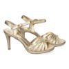 Sandalias de Tac?n de Fiesta para Mujer, Adornos Cruzados en la Pala
