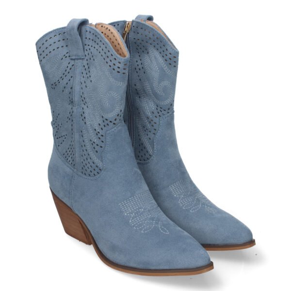 Bot?n de Tac?n Campero para Mujer, Estilo Vaquero, Elegantes