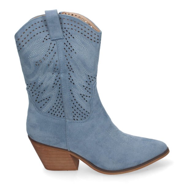 Bot?n de Tac?n Campero para Mujer, Estilo Vaquero, Elegantes