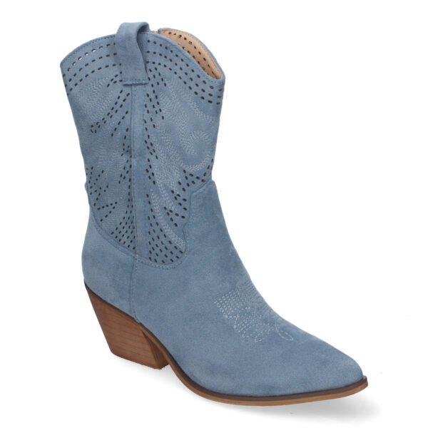 Bot?n de Tac?n Campero para Mujer, Estilo Vaquero, Elegantes