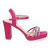 Sandalias de Mujer de Fiesta con Tac?n, Adornos Brillantes