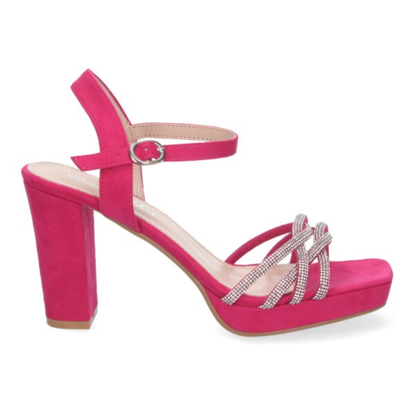 Sandalias de Mujer de Fiesta con Tac?n, Adornos Brillantes