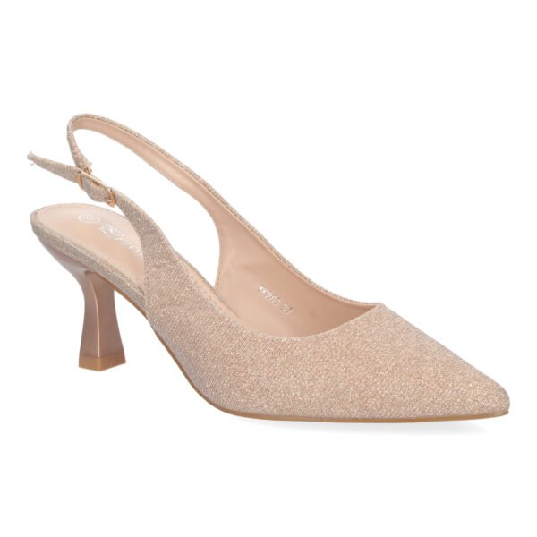 Zapato de Sal?n para Mujer, Dise?o Elegante con Tac?n