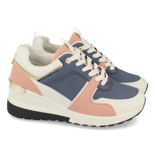 Zapatillas de Cu?a con Cordones