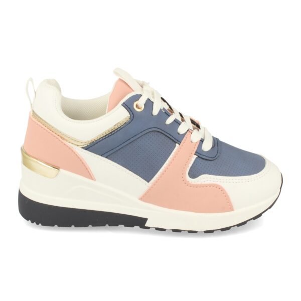 Zapatillas de Cu?a con Cordones