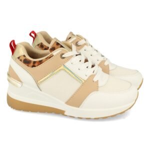 Zapatillas de Cu?a con Cordones
