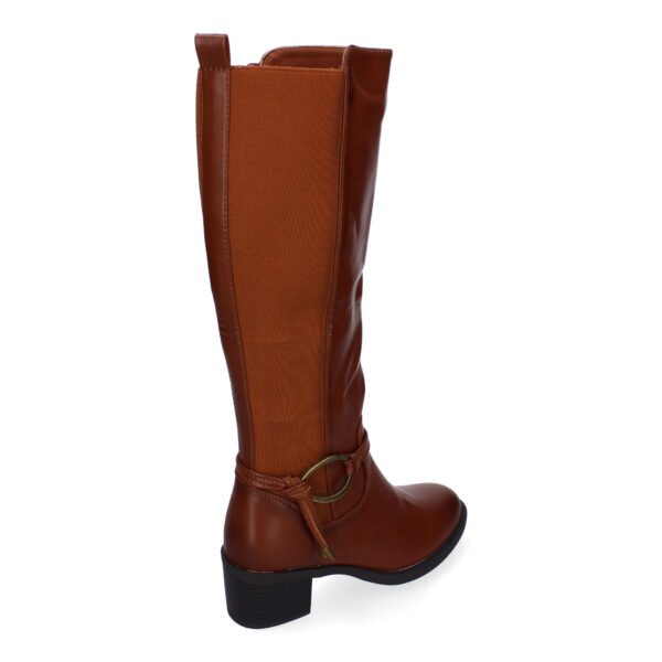 Botas de Tac?n para Mujer, Comodas y Elegantes, Detalles de Ca?a Arrugada
