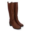 Botas de Tac?n para Mujer, Comodas y Elegantes, Detalles de Ca?a Arrugada