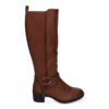 Botas de Tac?n para Mujer, Comodas y Elegantes, Detalles de Ca?a Arrugada