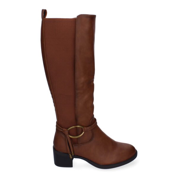 Botas de Tac?n para Mujer, Comodas y Elegantes, Detalles de Ca?a Arrugada