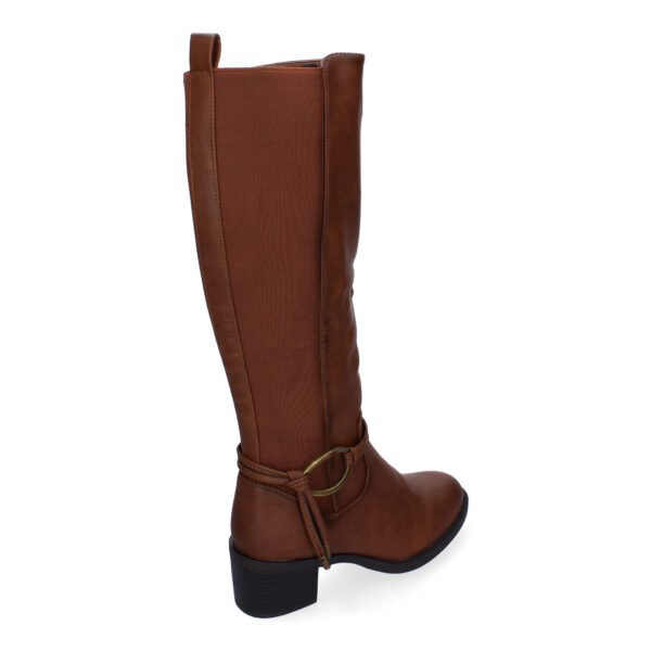 Botas de Tac?n para Mujer, Comodas y Elegantes, Detalles de Ca?a Arrugada
