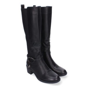 Botas de Tac?n para Mujer, Comodas y Elegantes, Detalles de Ca?a Arrugada