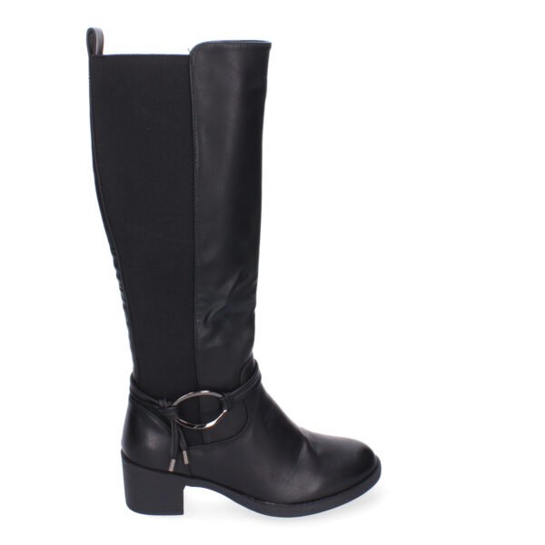 Botas de Tac?n para Mujer, Comodas y Elegantes, Detalles de Ca?a Arrugada