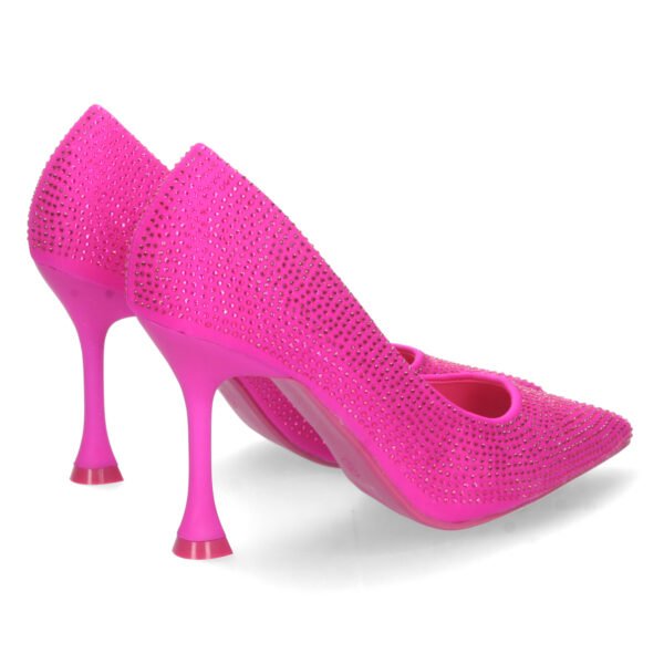 Zapato de Tacon Fino con Strass