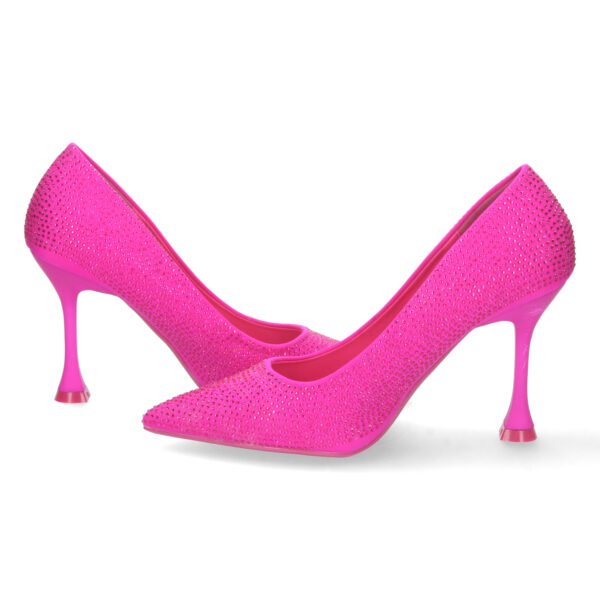 Zapato de Tacon Fino con Strass