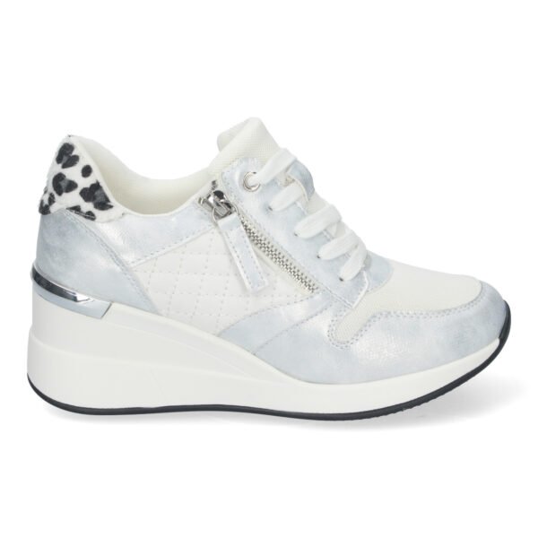 Zapatilla para Mujer, con Cu?a, Cremallera de Adorno