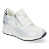 Zapatilla para Mujer, con Cu?a, Cremallera de Adorno
