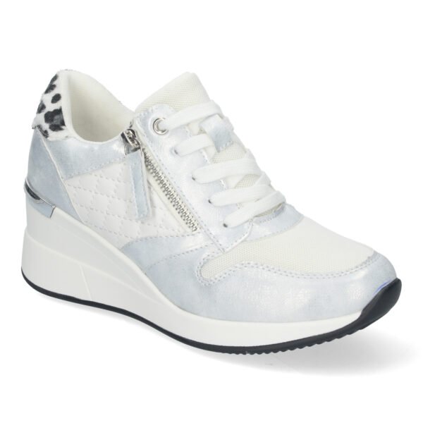 Zapatilla para Mujer, con Cu?a, Cremallera de Adorno