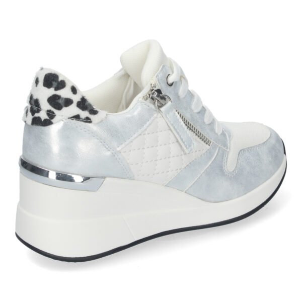 Zapatilla para Mujer, con Cu?a, Cremallera de Adorno