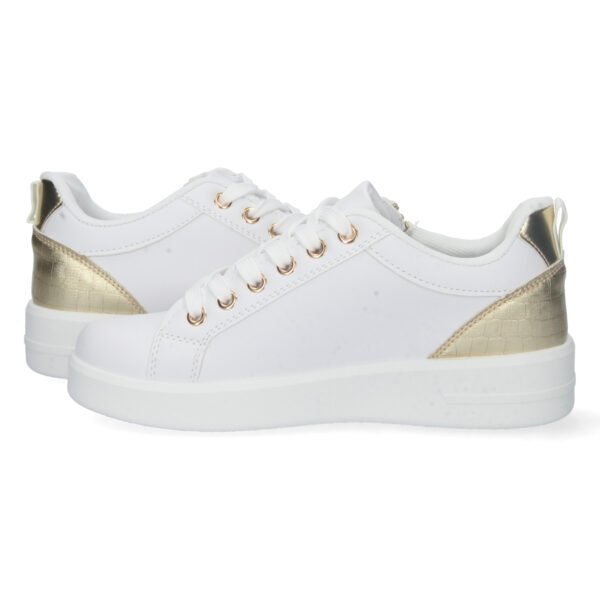 Zapatilla Plana con Cremallera y Cordones