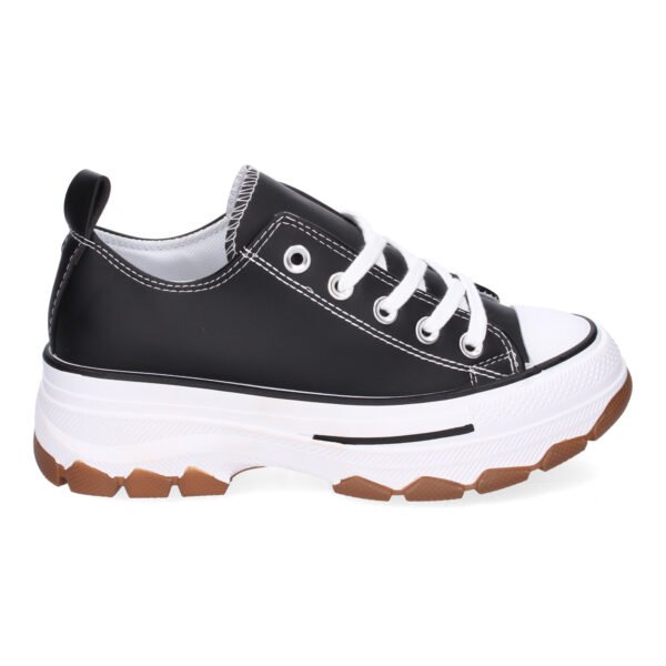 Zapatilla de Plataforma para Mujer, Comoda, Estilo Bamba