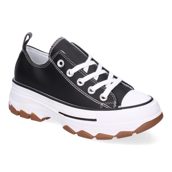 Zapatilla de Plataforma para Mujer, Comoda, Estilo Bamba