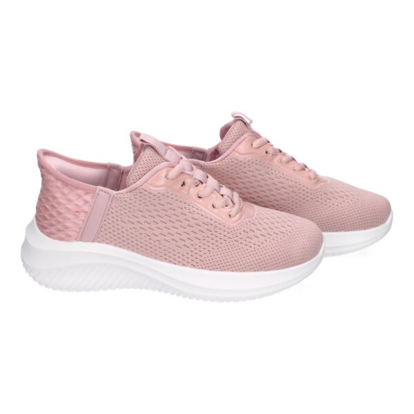 Zapatillas Deportivas Elegantes Planas para Mujer con Adornos Perforados