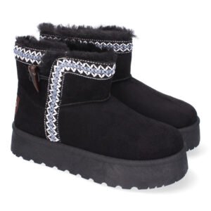 Botin Australiano para Mujer, Comodo y Calido, Forrado el Interior con Pelo