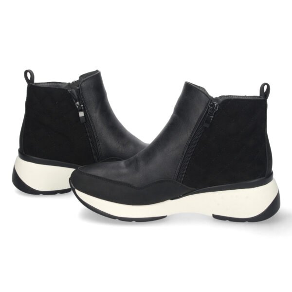 Zapatilla Abotinada con Doble Cremallera