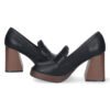 Zapato de Tacon Alto con Estapado Liso