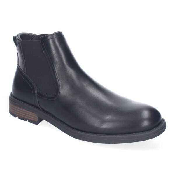 Botines de Hombre Elegantes, Dise?o Moderno con Punta Redonda, Comodos