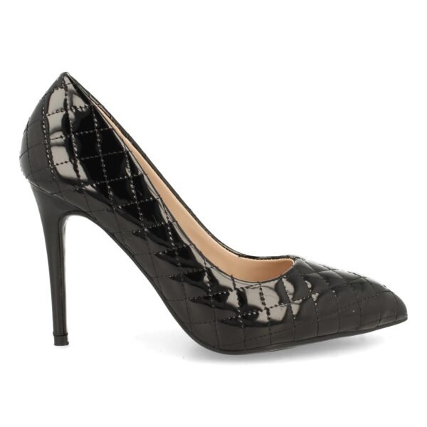 Salon Stiletto con Estampado a Cuadros