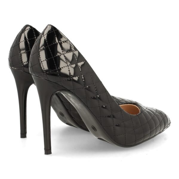 Salon Stiletto con Estampado a Cuadros