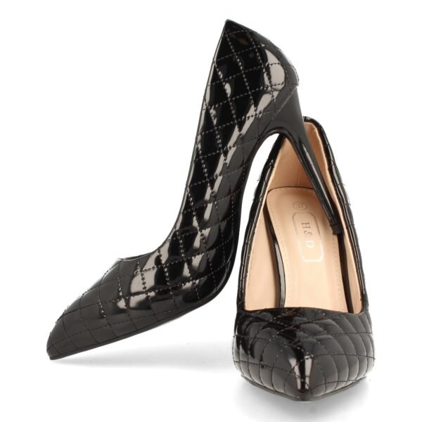 Salon Stiletto con Estampado a Cuadros