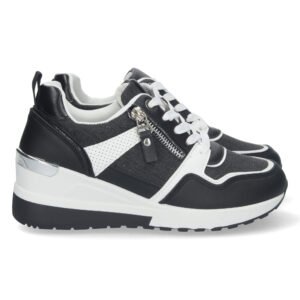 Zapatilla de Cu?a con Cordones
