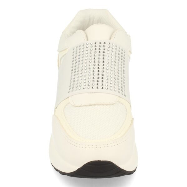 Zapatilla de Cu?a con Strass en Empeine