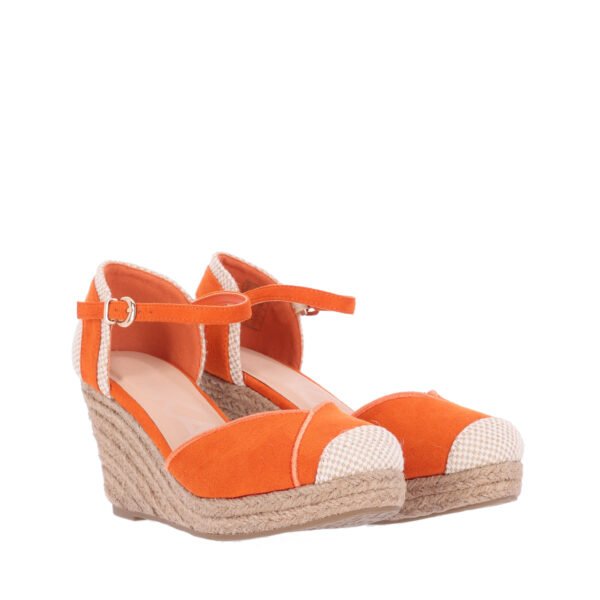 Sandalias de Tejido con Cuña Alta de Yute