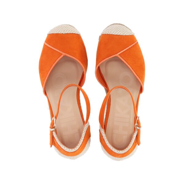 Sandalias de Tejido con Cuña Alta de Yute