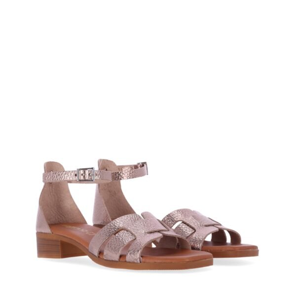 Sandalias Chika10 Rosa Metalizado