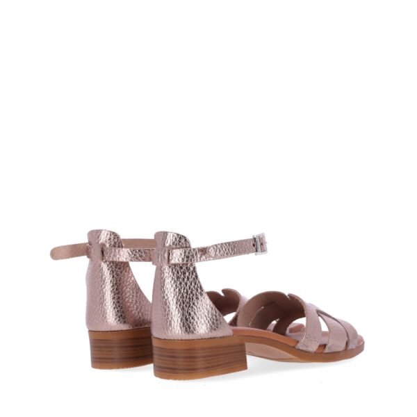 Sandalias Chika10 Rosa Metalizado