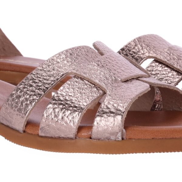 Sandalias Chika10 Rosa Metalizado