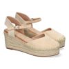 Sandalia de Cu?a de Yute para Mujer, Comodas y Elegantes con Detalles Trenzados