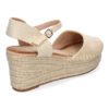 Sandalia de Cu?a de Yute para Mujer, Comodas y Elegantes con Detalles Trenzados