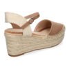 Sandalia de Cu?a de Yute para Mujer, Comodas y Elegantes con Detalles Trenzados