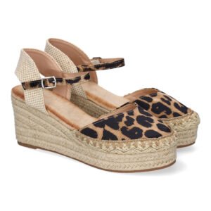 Sandalia de Cu?a de Yute para Mujer, Comodas y Elegantes con Detalles Trenzados